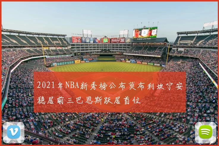 2021年NBA新秀榜公布莫布利坎宁安稳居前三巴恩斯跃居首位