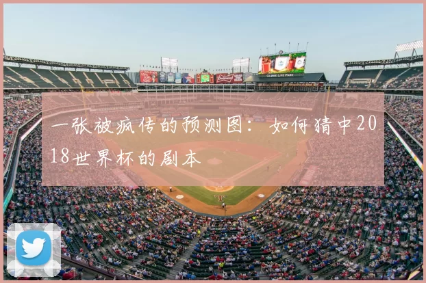 一张被疯传的预测图:如何猜中2018世界杯的剧本